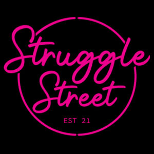 Struggle Tee - Pink Design