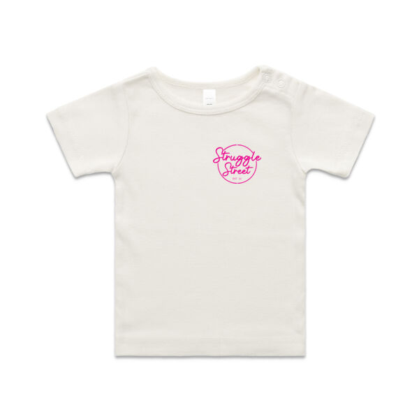 Lil Strugglers Infant Tee - Pink Thumbnail